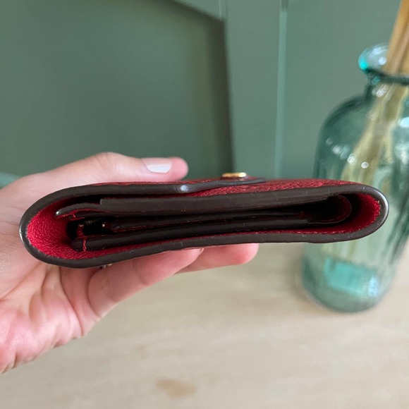 Louis Vuitton Empreinte Curieuse Leather Wallet Red Cerise SP1175 - Picture 9 of 15